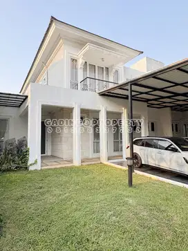 kawasan mewah, rumah 2 lantai di frangipani de park, bsd city. bagus!
