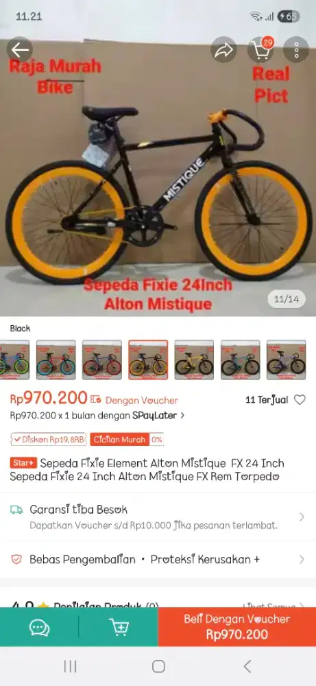 Dijual sepeda, masih baru, kerdus masih ada, cuma udh di rakit aja