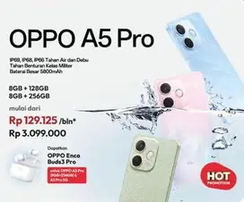 promo oppo a5 series 8/256 dapatkan oppo enco buds3 pro