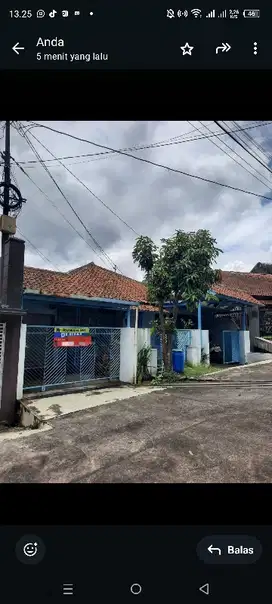 Di jual rumah murah harga hitung tanah di komplek padasuka