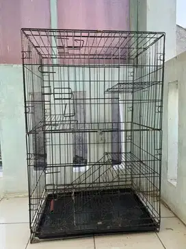 Kandang Kucing dari Besi
