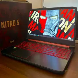 Laptop Acer Gaming 16gb 1650 144hz SSD i5 GTX nitro 5 TT rog tuf