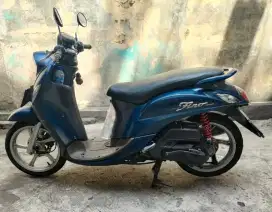DIJUAL CEPET BU YAMAHA FINO GRANDE BIRU PREMIUM ISS 2018