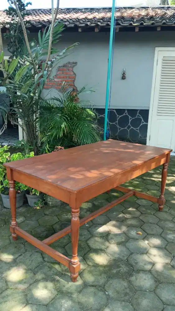 Meja ukir serba guna full jati lawas kuno jadul