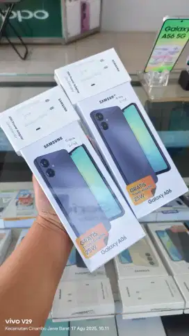 Samsung A06 6+6/128gb baru spesial promo merdeka