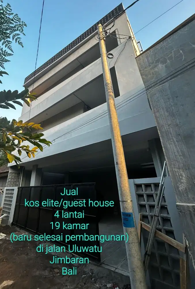 Jual KOS ELIT / GUEST HOUSE 19 kmr di Jimbaran Bali