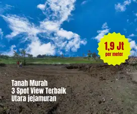 Tanah Murah Sleman, View Terbaik, 1 Jt-an/m