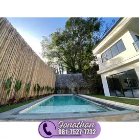 Riverside Villa with ricefield view at Kerobokan
