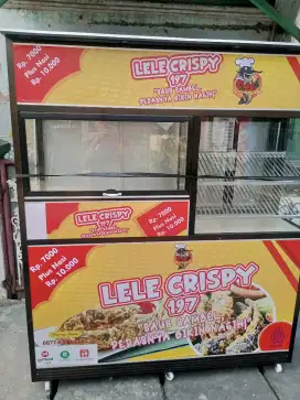 Jual gerobak+paket kompor wajan