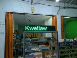 Lampu running text baru beli ukuran 1 meter