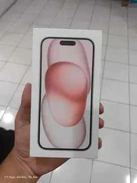 Iphone 15 pink baru ibox bisa cash atau cicilan bosku