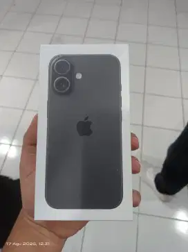 Iphone 16 black baru ibox bisa cash atau cicilan bosku