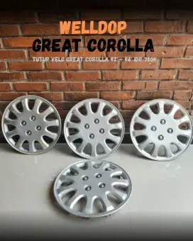 Welldop / Tutup Velg Original Great Corolla R14