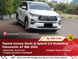 [ BERGARANSI ] Toyota Innova Zenix Q Hybrid 2.0 AT Putih 2024/2025
