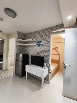 DISEWAKAN 2BR FURNISH ATAS MALL SIAP HUNI APARTEMEN BASSURA CITY