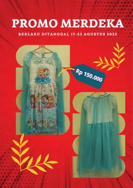 Dress Pesta Princess Anak