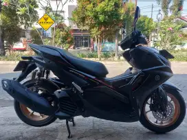 (DP 500 Rb)‼️ Aerox S ABS Keyless Connected Hitam 2023 Cash & Kredit