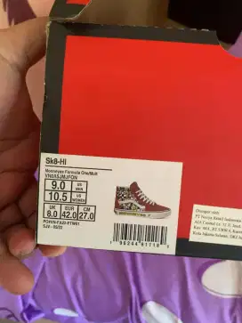 Sepatu Vans Mooneyes Merah BNIB