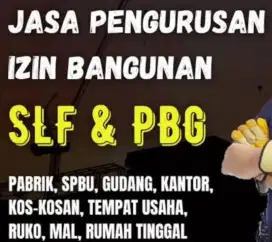 Jasa pbg krk IMB SLF sertifikat tanah HGB HM letter C d girik