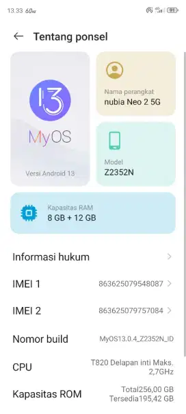 Nubia Neo 2 FULLSET