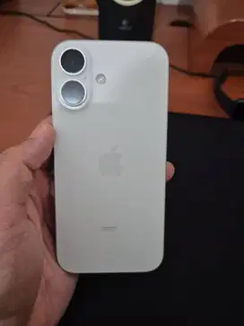 Iphone 16 128 white ex ibox garansi on
