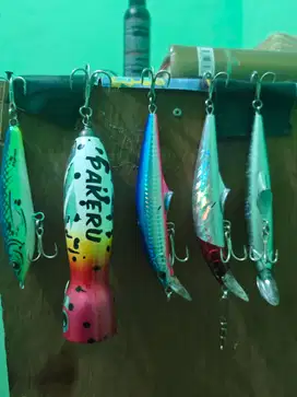 JUAL SET PANCING POPPING & JIGGING