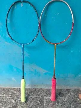 Di jual cepat raket fellet dan viktor free tas badminton