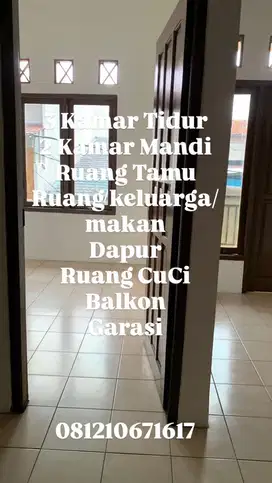 Rumah di sewakan baru renovasi