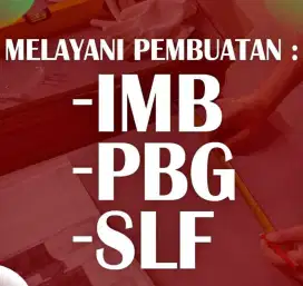 Jasa PBG IMB KRK SLF sertifikat tanah girik letter c d HGB HM