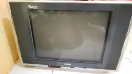 Tv 21 Inc merk sanyo rusak