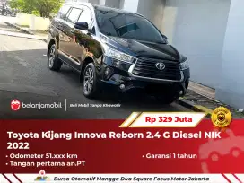 [ GARANSI 1TH ] Toyota Kijang Innova Reborn 2.4 G Diesel 2022/2023
