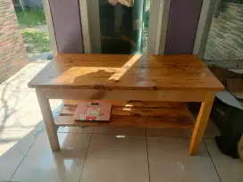 Meja kayu ukuran 120cm