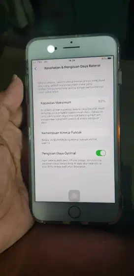 Iphone 8 + 64gb kelengkapan hp ma kabel cas