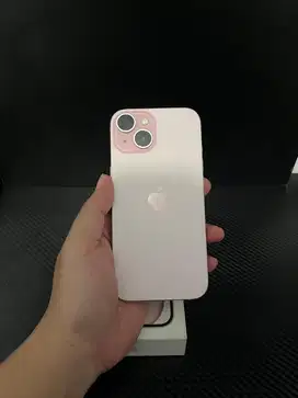 IPHONE 15 128GB  PINK  GARANSI IBOX s/d MARET 2026