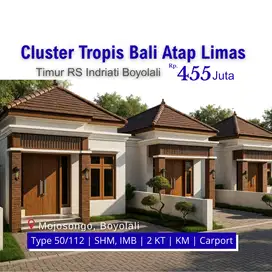 Rumah Murah Bali Limas di Boyolali Type 50/112, Harga 400 jt-an