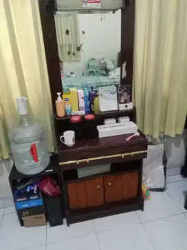 meja rias kuno jati