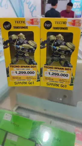 Tecno spark go 1 harga 1.299.000 bisa diskon