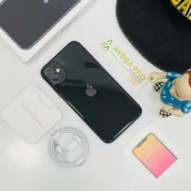 Iphone 11 64gb black second mulus lengkap !!