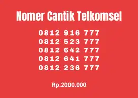 Nomor cantik Telkomsel 10 Digit