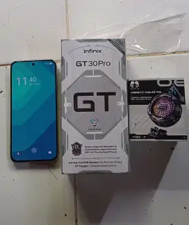 Infinix gt 30pro 5g(8/256) lengkap