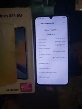 Samsung A34 5G 8/128 hp box