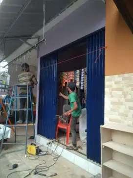Roling folding gate murah