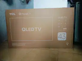 Led TCL 43 INCH 43V5C QLED FULL HD TV UNIT BARU
