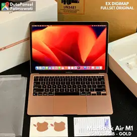 MACBOOK AIR M1 13’’ 8GB/256GB GOLD BH 95% FULLSET IBOX