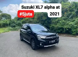 Suzuki XL7 alpha at 2021 hitam #5juta
