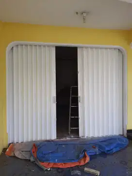 Rolling door folding gate 09 baru murah