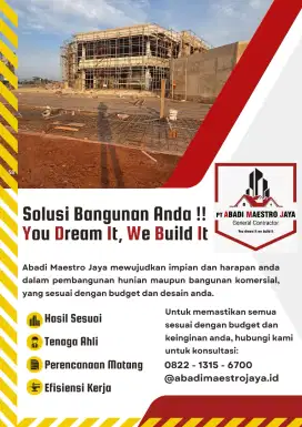 Jasa bangun rumah dan renovasi terpercaya