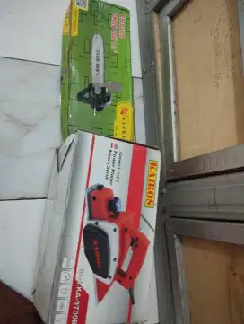 Mesin serut dan chain saw