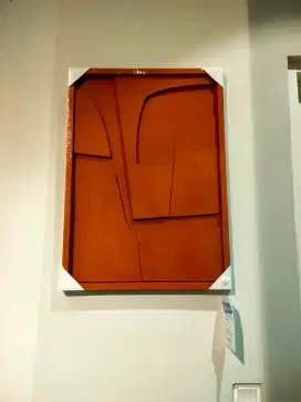 HIASAN DINDING ESTETIK COKLAT