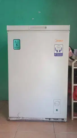 DIJUAL SECOND HAND 6BLN FREEZER MIDEA HS-219C